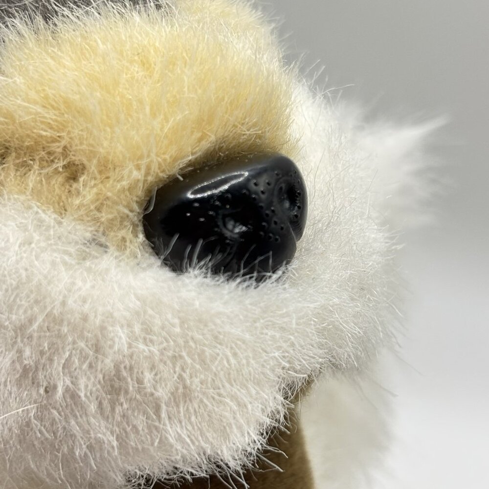 Defenders Of Wildlife Howling Wolf Pup 8” Plush Stuffed Animal Dog Puppy Gray - Picture 4 of 13